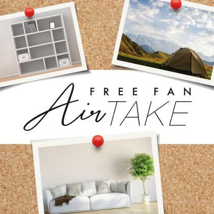 山善 FREE FAN Air take