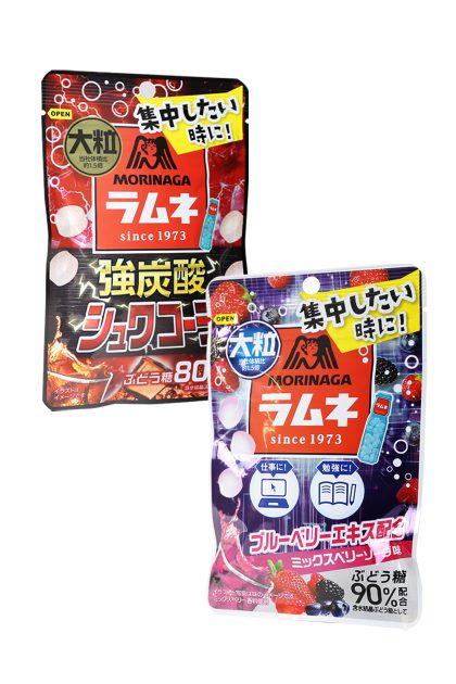 Morinaga Ramune mixed berry soda flavor, strong carbonated shwa cola