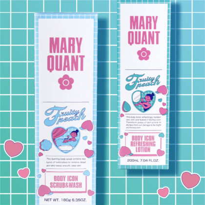 MARY QUANT BODY ICON SCRUB & WASH  REFRESHING LOTION
