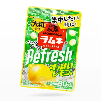 大粒ラムネRefresh＜すっぱいレモン味＞
