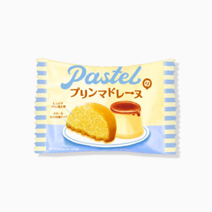 パステルのプリンマドレーヌ
